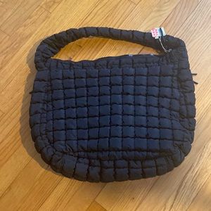 Black FP Movement quilted bag